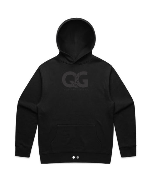 Onyx Signature Relaxed Hoodie – Quiet Grind Luxe Co.