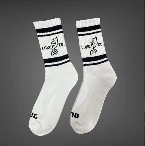 QG Luxe Logo Socks