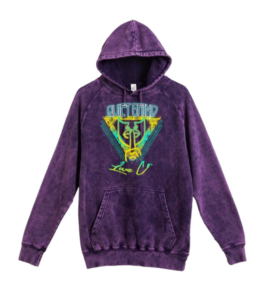 Violet Band Graphic Hoodie